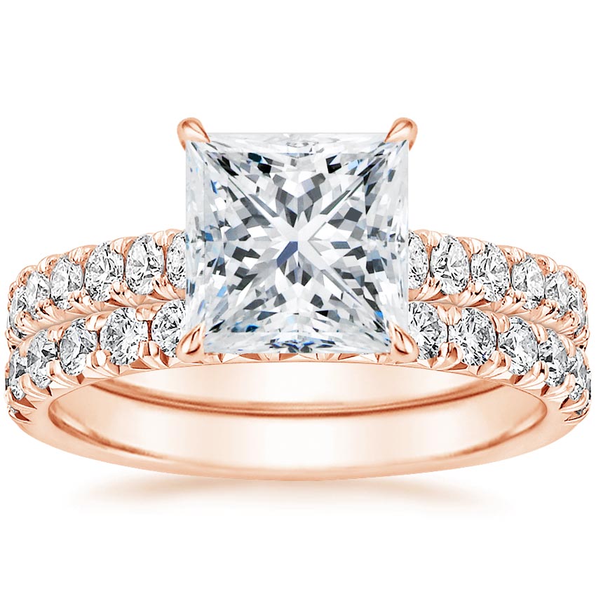 14K Rose Gold Sienna Diamond Bridal Set (7/8 ct. tw.)