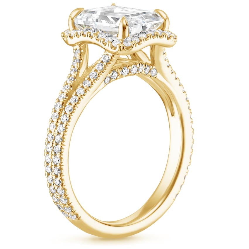 18K Yellow Gold Fortuna Diamond Ring (1/2 ct. tw.), large side view