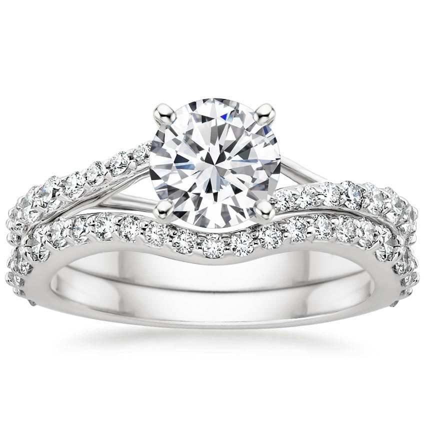 18K White Gold Luxe Chamise Diamond Matched Set (4/5 ct. tw ...