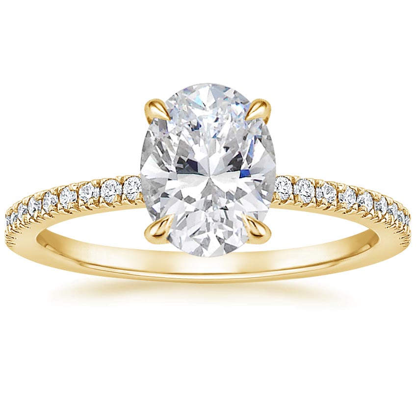 18K Yellow Gold Viviana Diamond Ring (1/4 ct. tw.), large top view