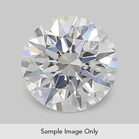 3.01 Carat Round Diamond large top view