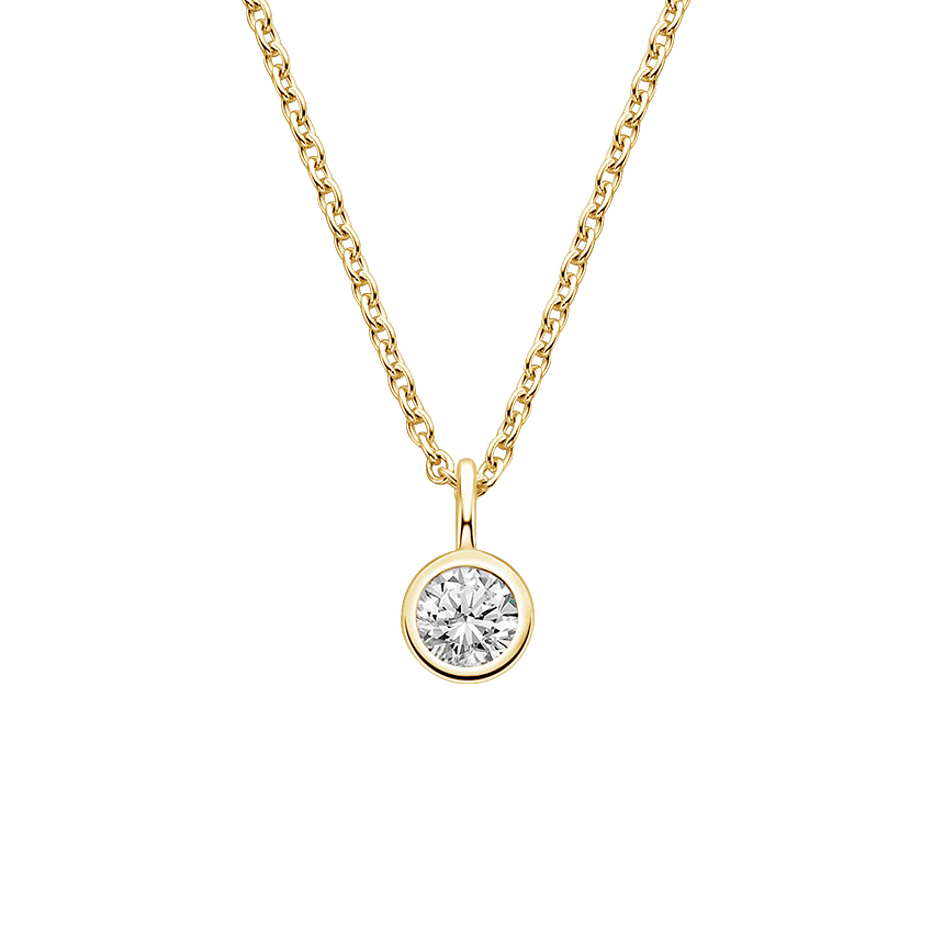 Dewdrop Pendant in 18K Yellow Gold | Brilliant Earth