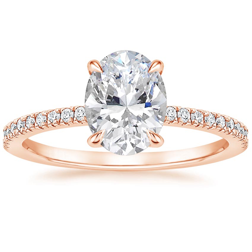 14K Rose Gold Viviana Diamond Ring (1/4 ct. tw.), large top view