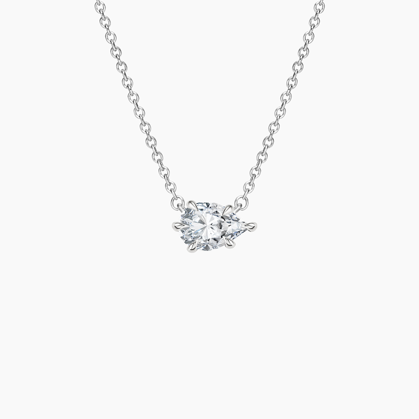 Round and Marquise Diamond Necklace | Versailles | Brilliant Earth