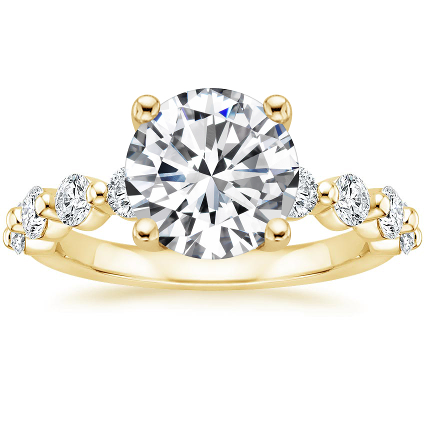 18K Yellow Gold Monaco Diamond Ring (2/3 ct. tw.), large top view
