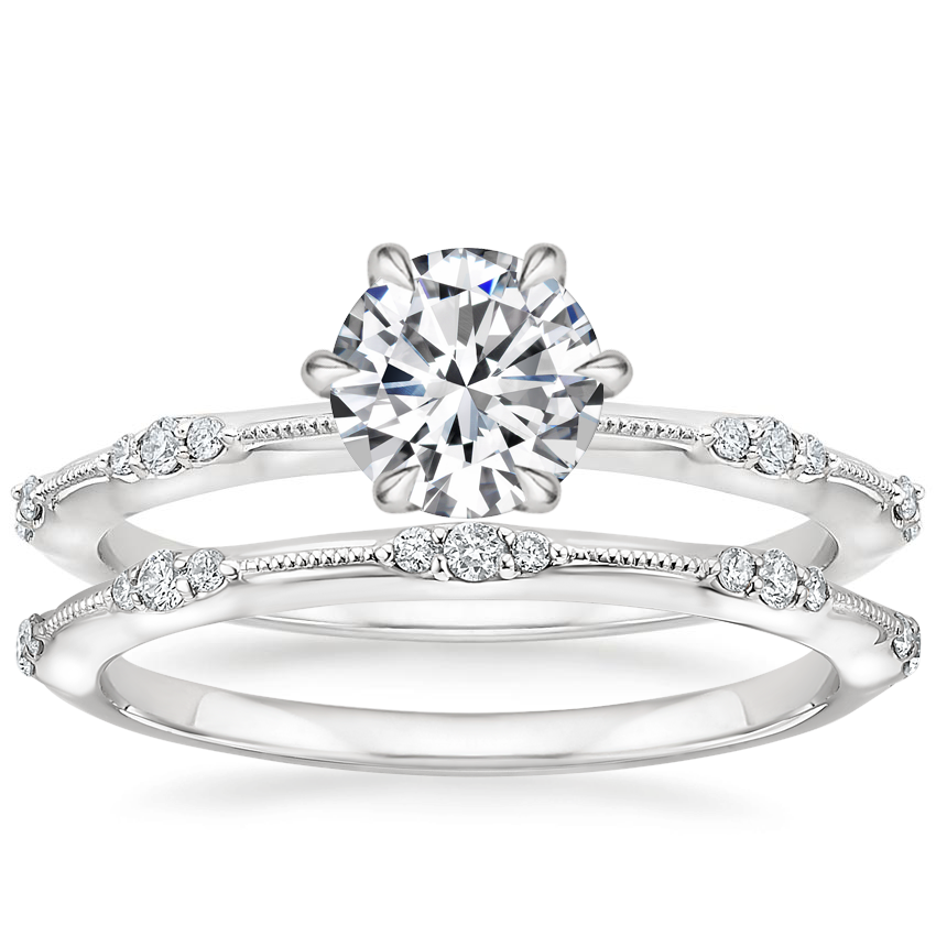 18K White Gold Alena Diamond Ring with Alena Diamond Ring