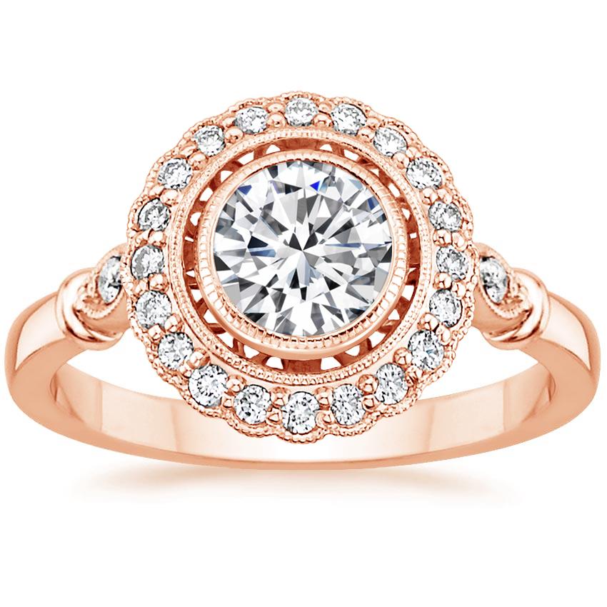 Floating Halo Engagement Ring Bella Brilliant Earth