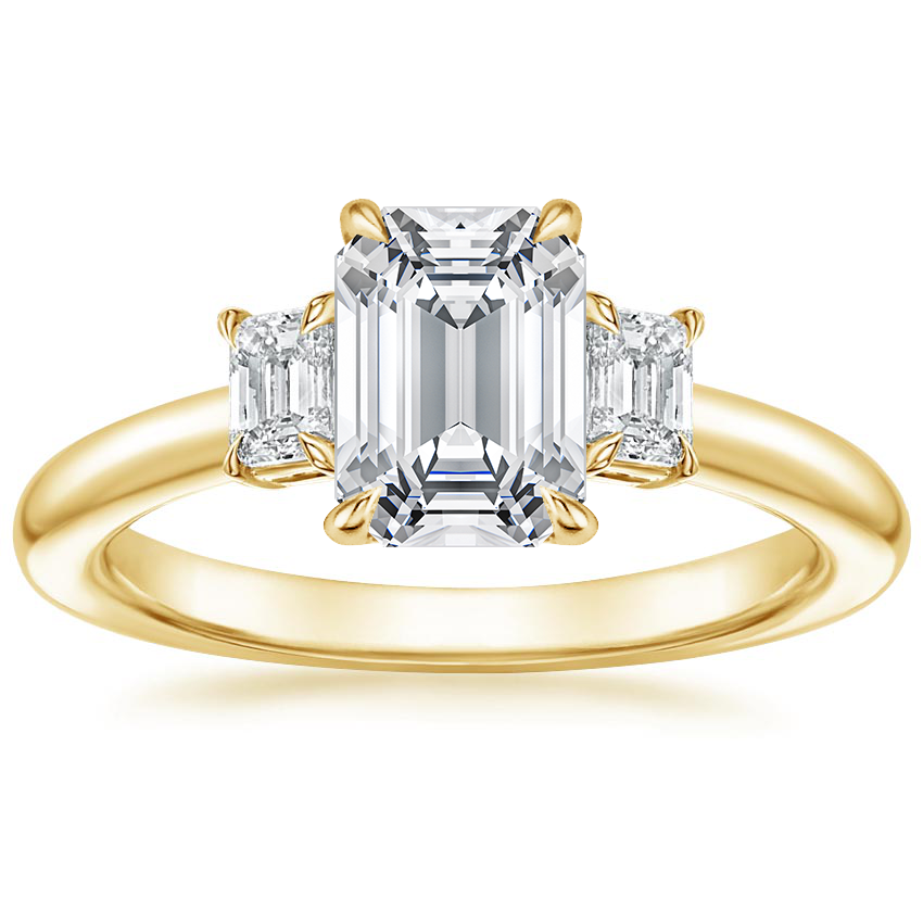 18K Yellow Gold Rhiannon Diamond Ring (1/4 ct. tw.), large top view