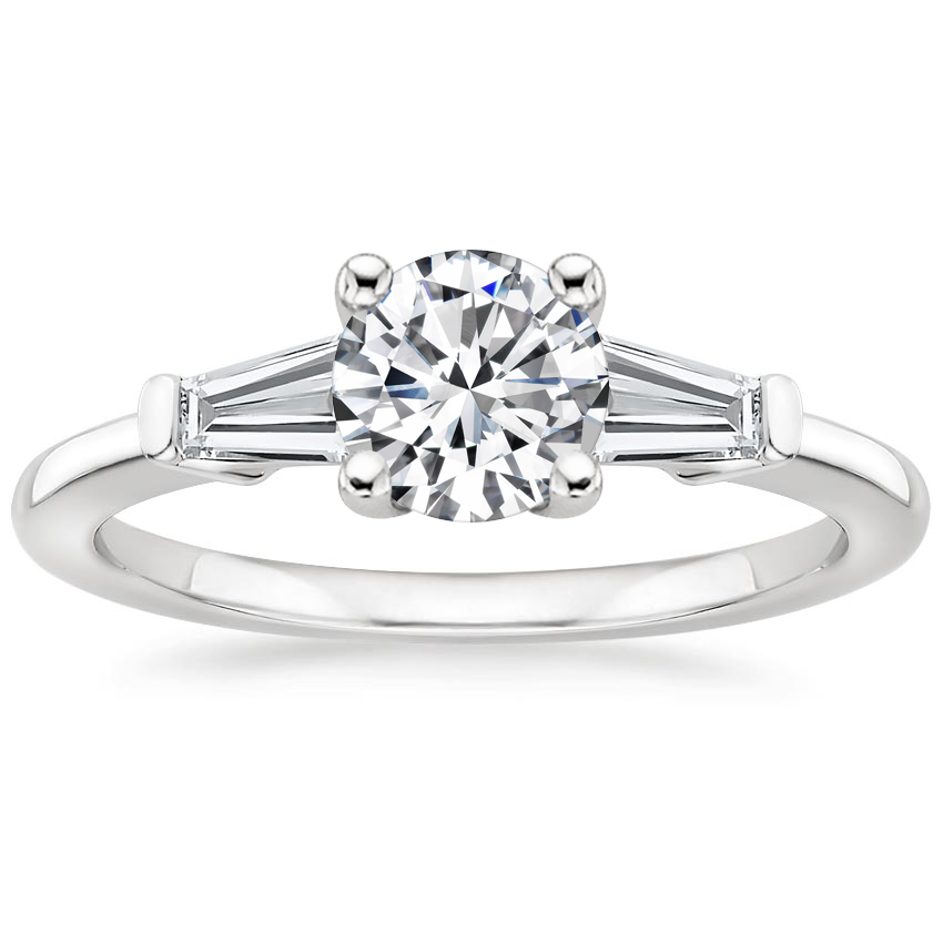 Luxe Tapered Baguette Three Stone Diamond Ring | Symphony | Brilliant Earth