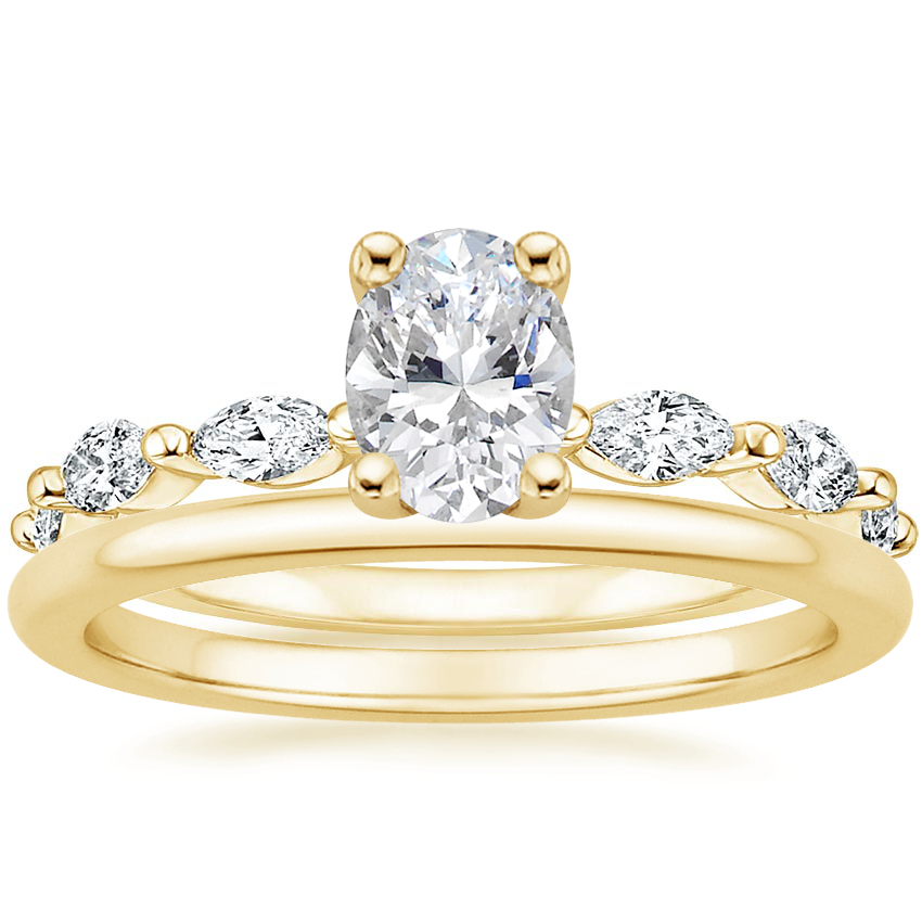 18K White Gold Joelle Diamond Ring (1/3 ct. tw.) with Petite Comfort