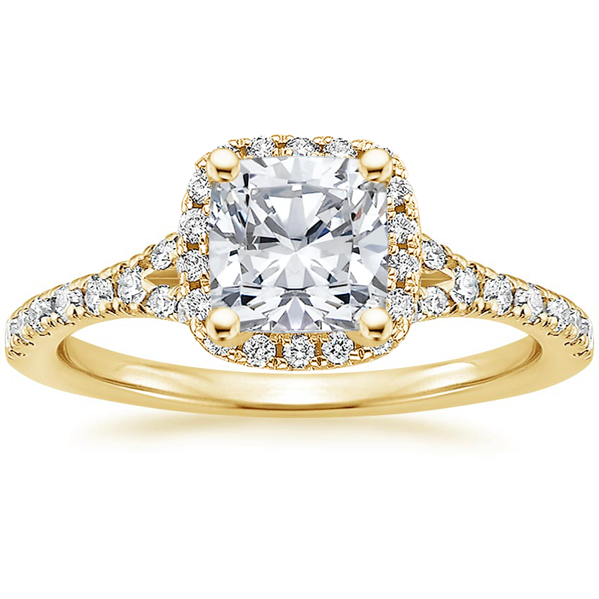 18K Yellow Gold Joy Diamond Ring (1/3 ct. tw.), large top view