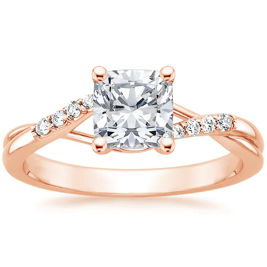 14K Rose Gold Chamise Diamond Ring (1/15 ct. tw.)