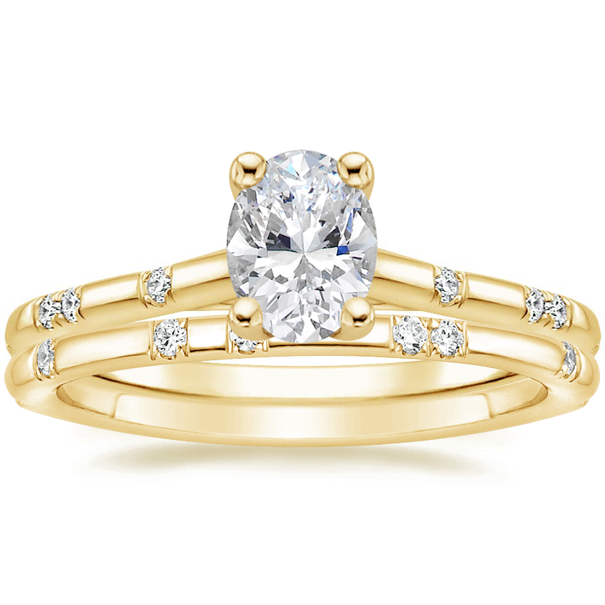 18K Yellow Gold Astra Diamond Ring with Astra Diamond Ring
