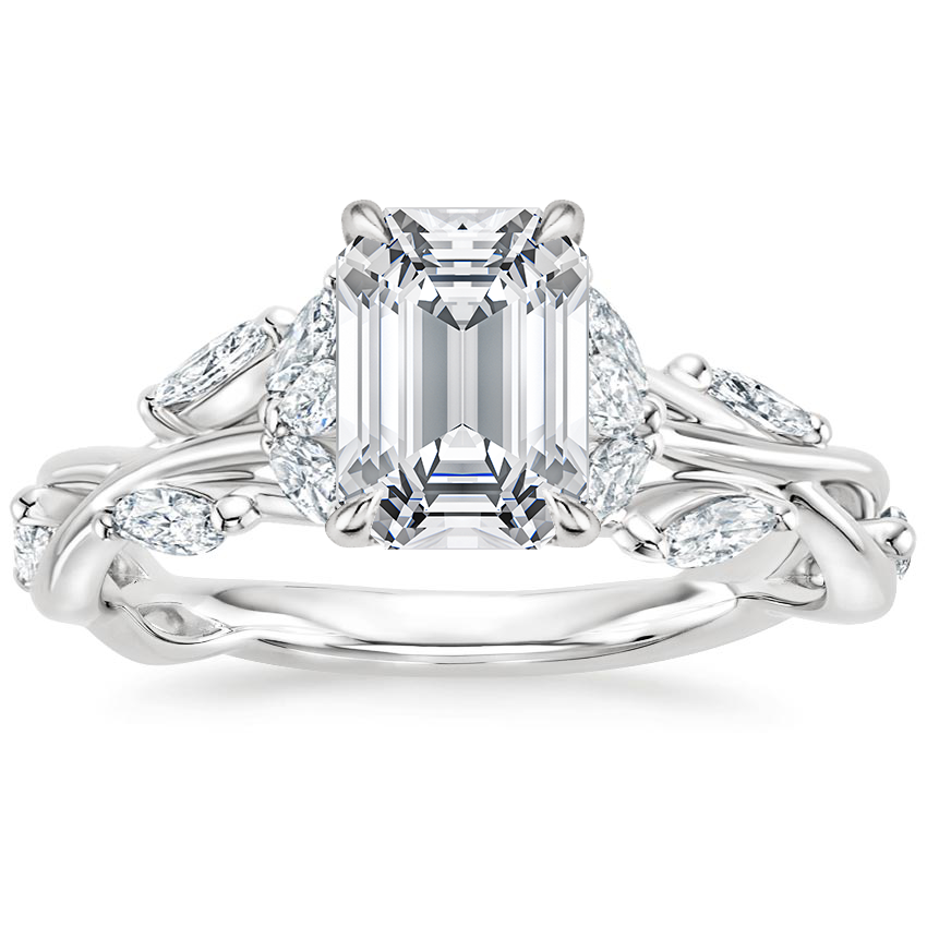 18K White Gold Secret Garden Diamond Ring (1/2 ct. tw.), large top view