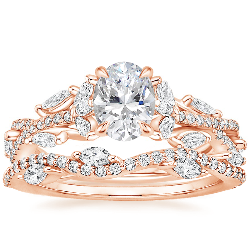 18K White Gold Luxe Secret Garden Diamond Ring (3/4 ct. tw.) with Luxe ...