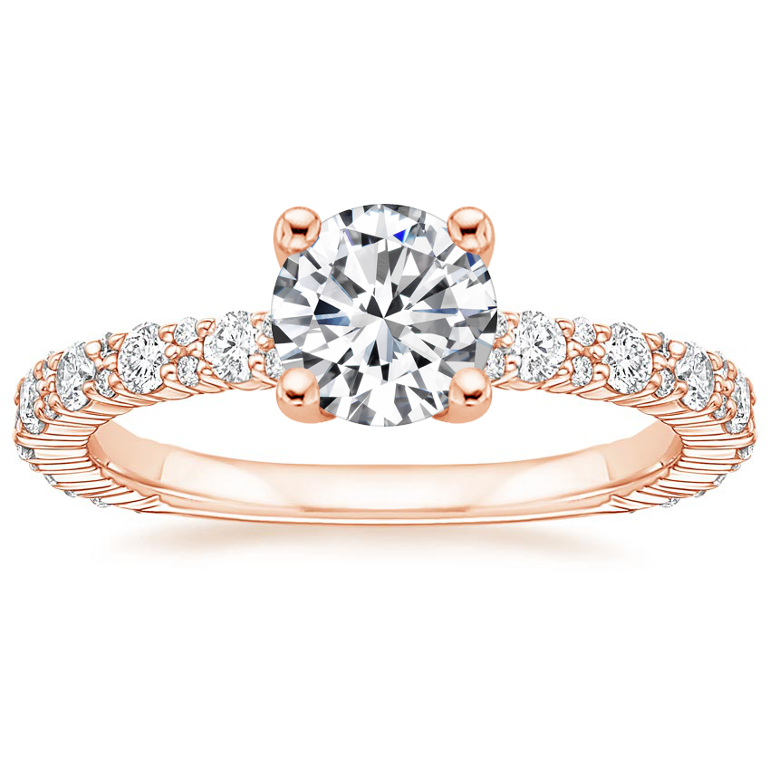 14K Rose Gold Trevi Diamond Ring (1/2 ct. tw.), large top view