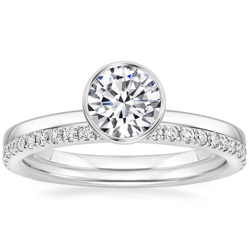 Platinum Noemi Ring with Luxe Ballad Diamond Ring (1/4 ct. tw.)