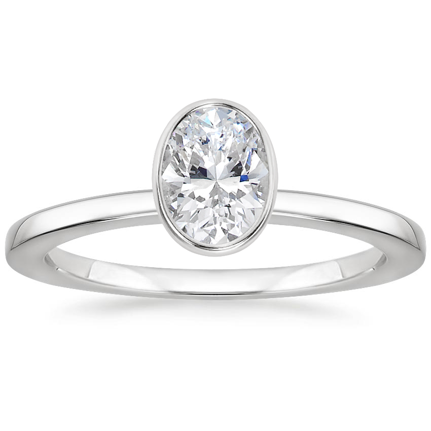 18K White Gold Noemi Ring, large top view