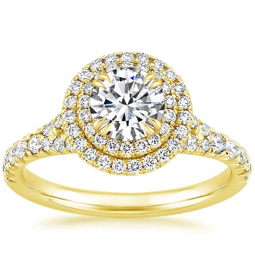 18K Yellow Gold Gala Diamond Ring