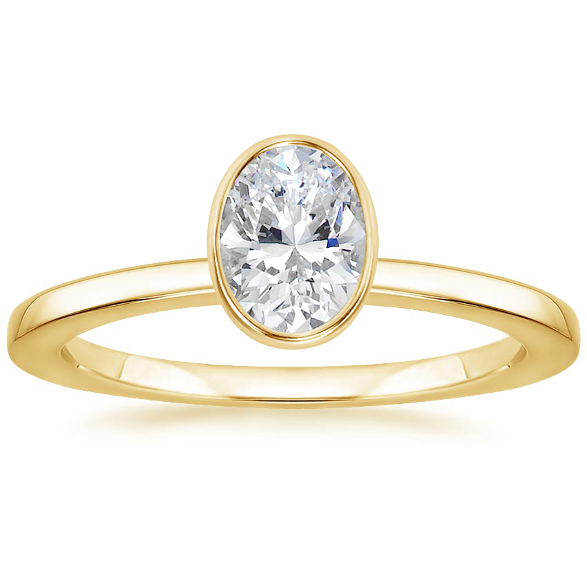 18K Yellow Gold Noemi Ring, large top view