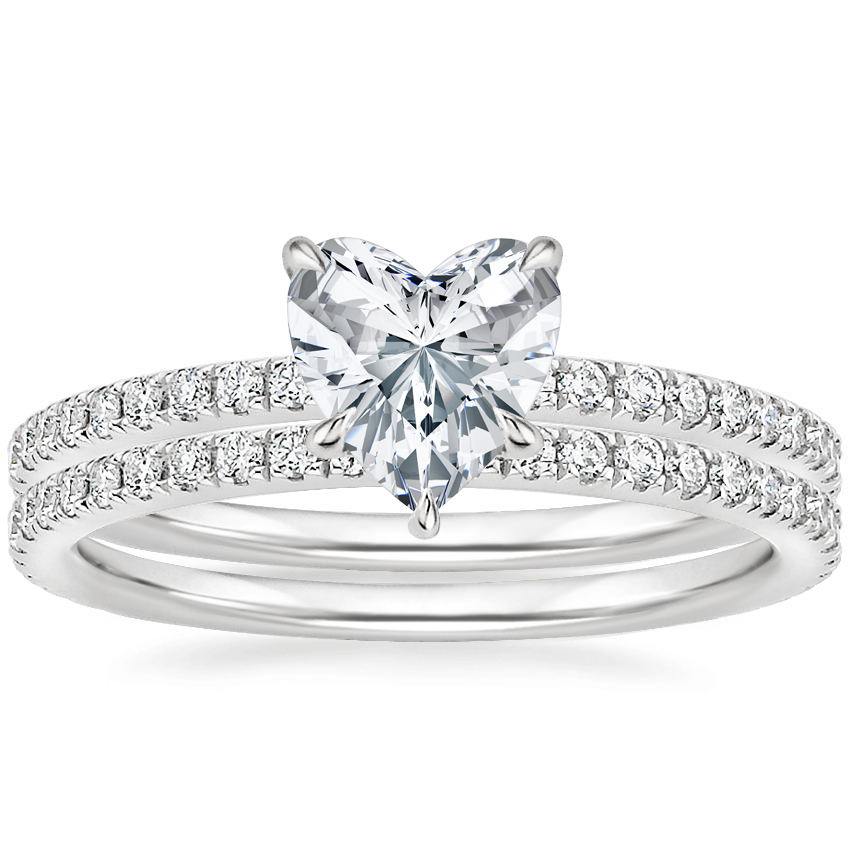18K White Gold Luxe Ballad Perfect Fit Diamond Bridal Set