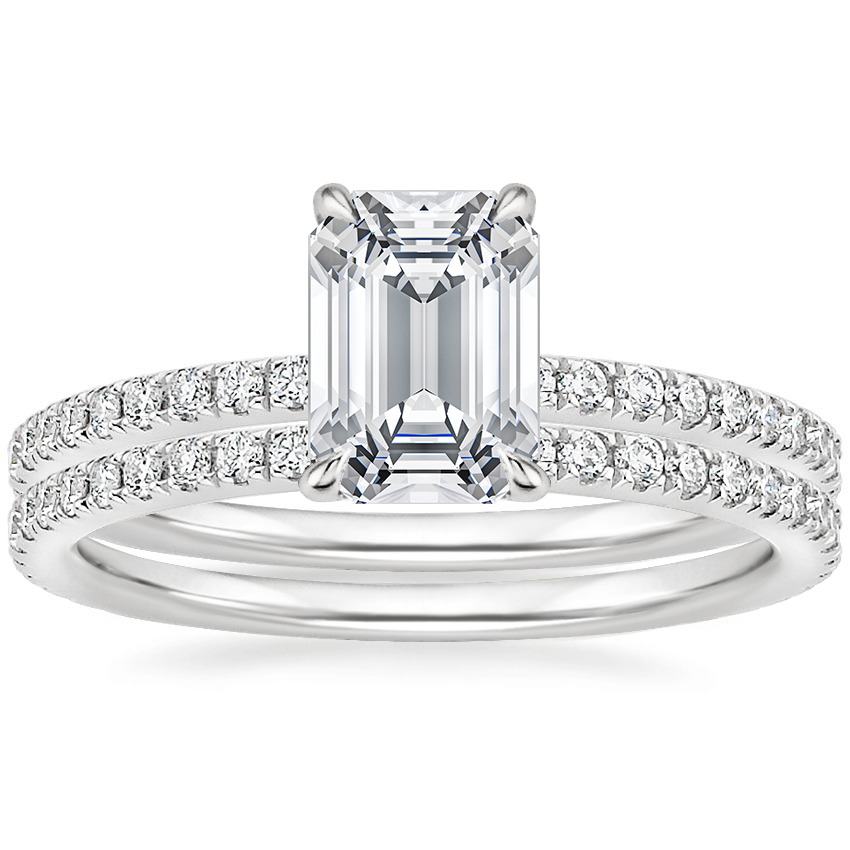 Platinum Luxe Ballad Perfect Fit Diamond Bridal Set