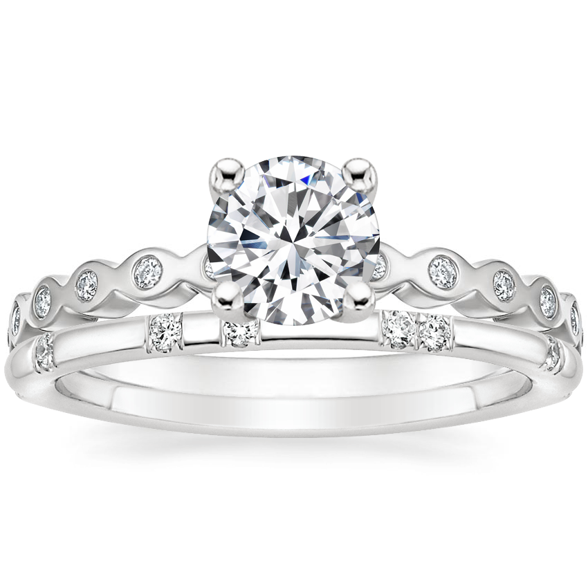 Platinum Avery Diamond Ring with Astra Diamond Ring
