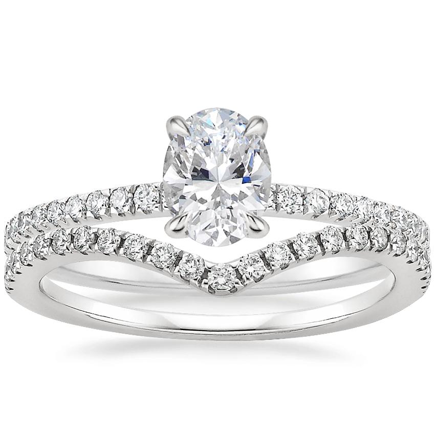Platinum Luxe Viviana Diamond Ring (1/3 ct. tw.) with Flair Diamond Ring