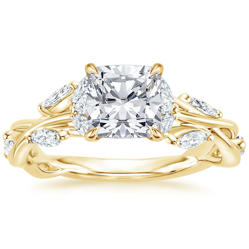 18K Yellow Gold Secret Garden Diamond Ring (1/2 ct. tw.), large top view