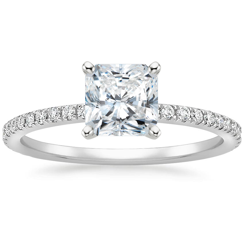Scalloped Rim Rings Scalloped Pavé Diamond Ring | Ballad | Brilliant Earth