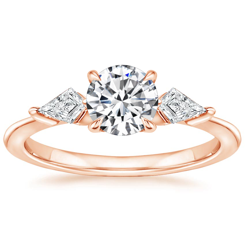 14K Rose Gold Luxe Cometa Diamond Ring (1/3 ct. tw.), large top view