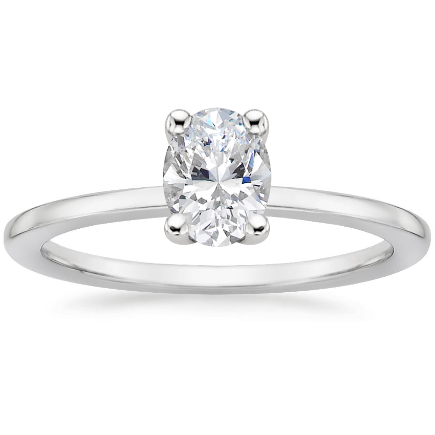 Platinum Haven Diamond Ring, large top view