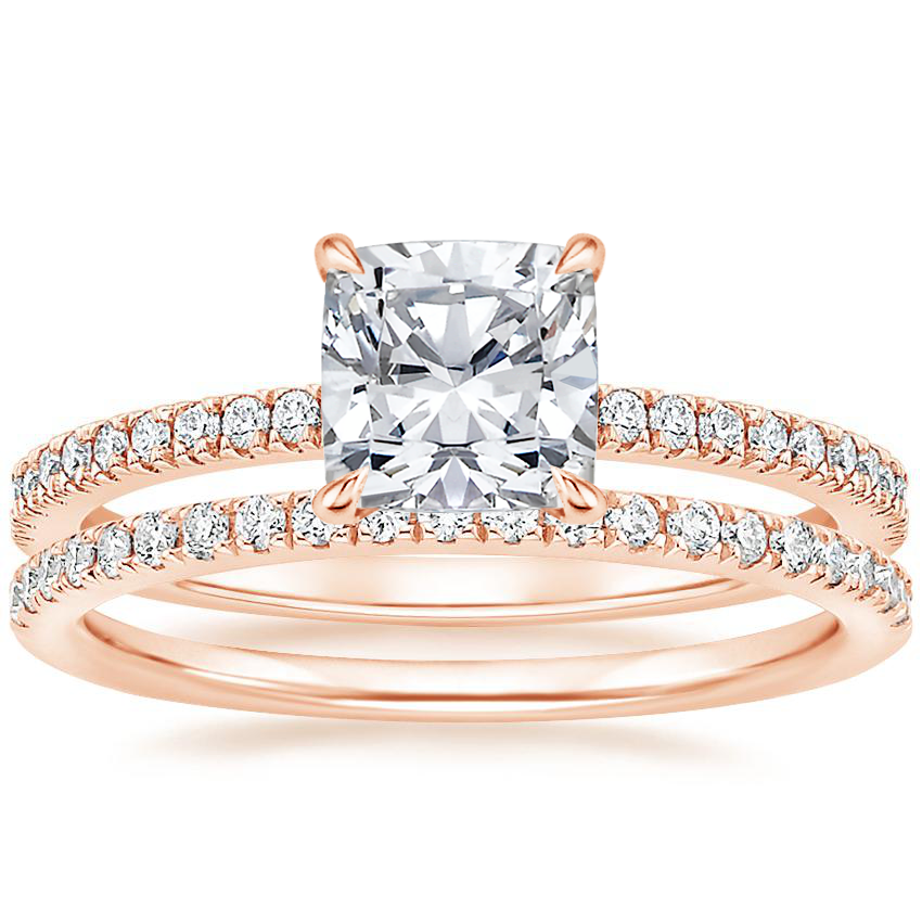 14K Rose Gold Viviana Diamond Bridal Set (2/5 ct. tw.)