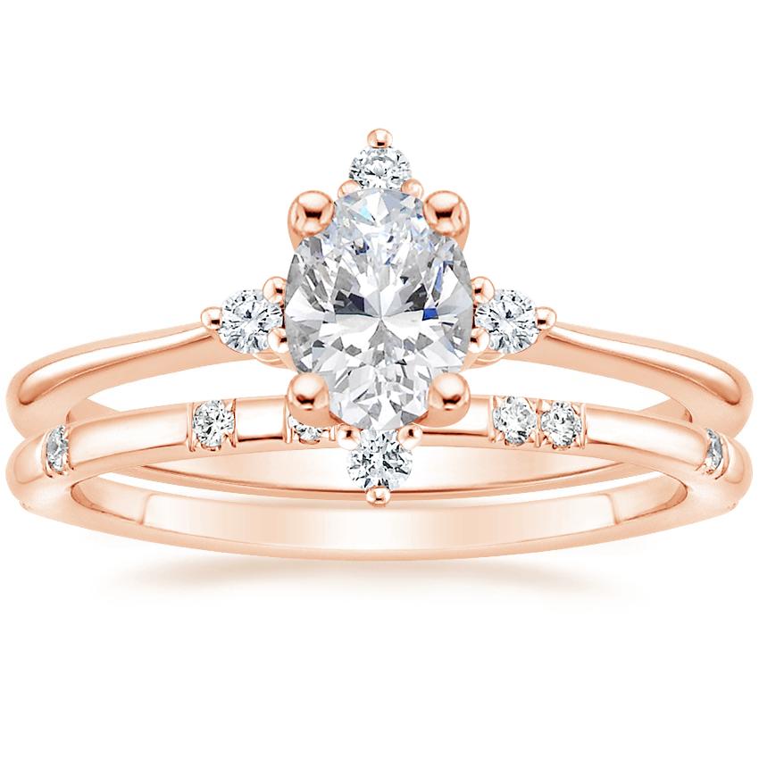 14K Rose Gold Luminesce Diamond Ring with Astra Diamond Ring