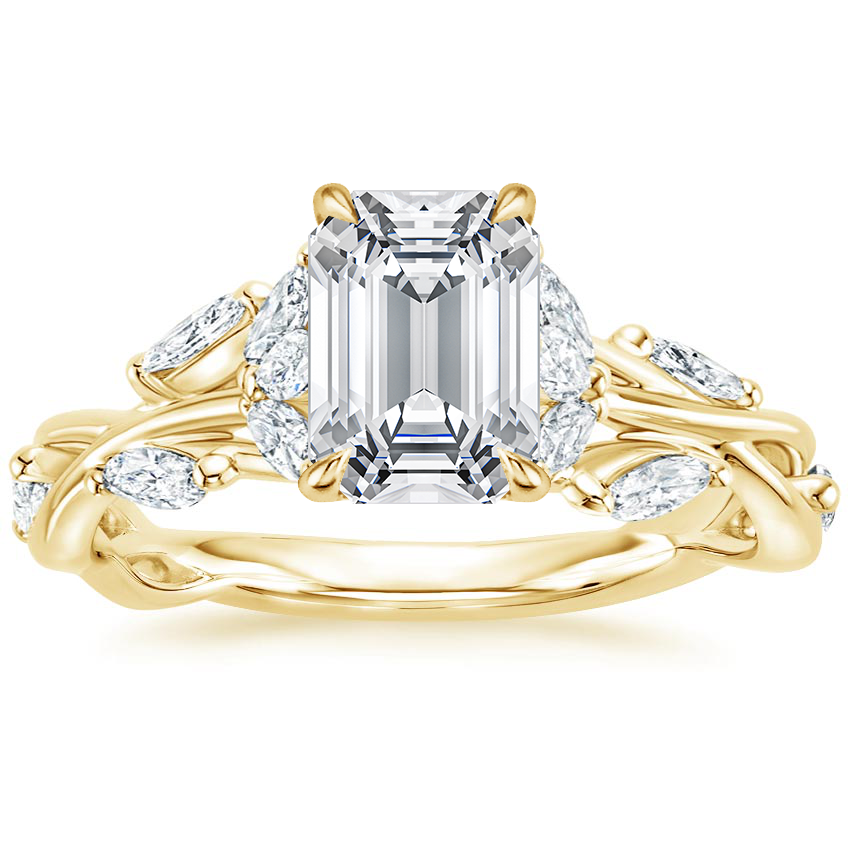 18K Yellow Gold Secret Garden Diamond Ring (1/2 ct. tw.), large top view