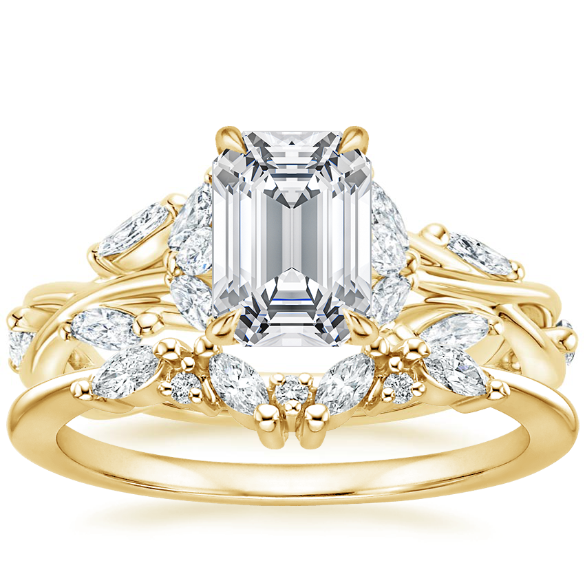 18K Yellow Gold Secret Garden Diamond Ring (1/2 ct. tw.) with Yvette Diamond Ring