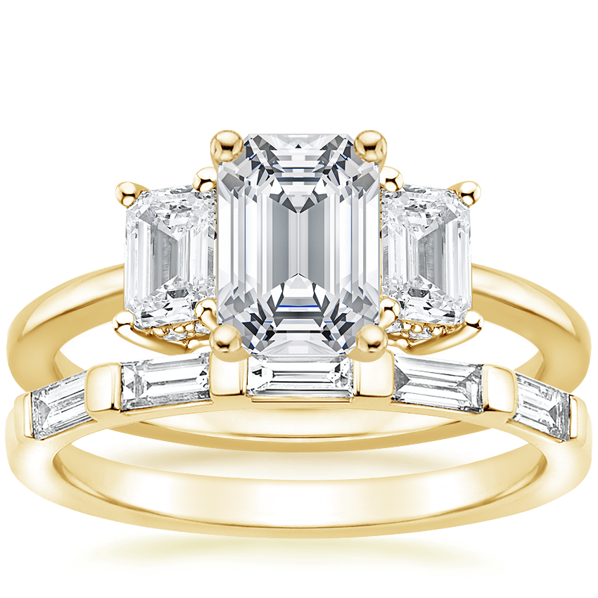 18K Yellow Gold Rhiannon Diamond Ring with Hidden Accents with Lane