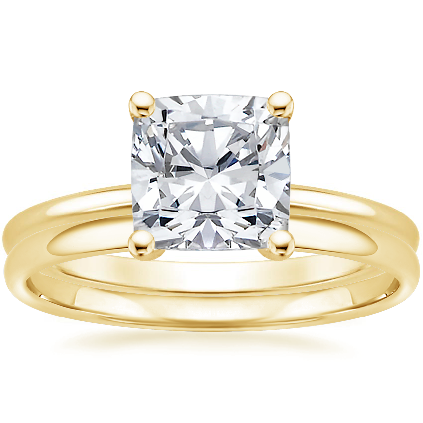 18K Yellow Gold Perfect Fit Ring with 1.5mm Slim Profile Wedding Ring