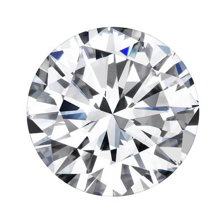 0.30 Carat Round Diamond large top view
