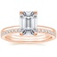 14K Rose Gold Sydney Perfect Fit Diamond Ring with Luxe Ballad Diamond Ring (1/4 ct. tw.)