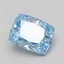 3.02 Ct. Fancy Vivid Blue Cushion Lab Grown Diamond