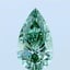2.00 Ct. Fancy Green Pear Lab Grown Diamond