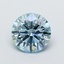 1.52 Ct. Fancy Intense  Blue Round Lab Grown Diamond
