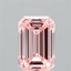 2.10 Ct. Fancy Vivid Pink Emerald Lab Grown Diamond
