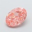 2.02 Ct. Fancy Vivid Pink Oval Lab Grown Diamond