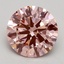 2.50 Ct. Fancy Intense Pink Round Lab Grown Diamond