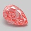 2.23 Ct. Fancy Vivid Pink Pear Lab Grown Diamond