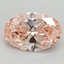 2.20 Ct. Fancy Vivid Pink Oval Lab Grown Diamond