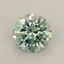 0.79 Ct. Fancy Intense  Green Round Lab Grown Diamond