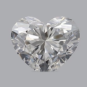 Heart diamond — real photo